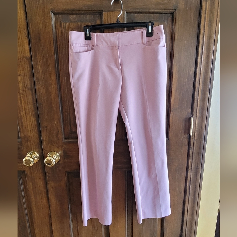 7th Avenue Straight-Leg Dress Pants in Dusty Pink